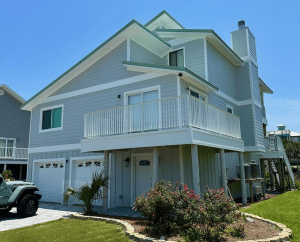 Painted two story home