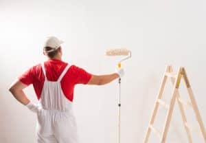 Painting Wall With Roller