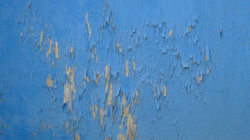 flaking paint