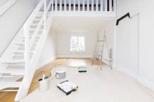 apartment is painted